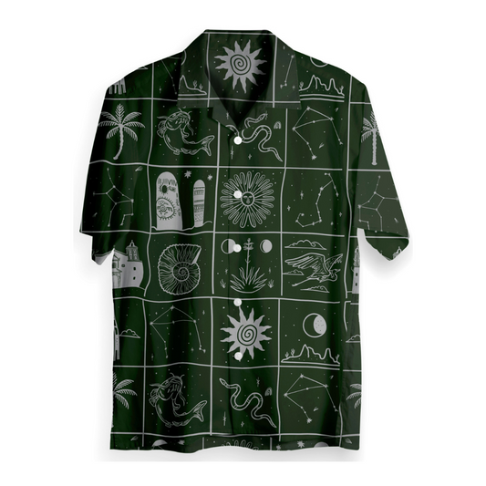 Planetario X Bohío. Verde oscuro (Unisex shirt)
