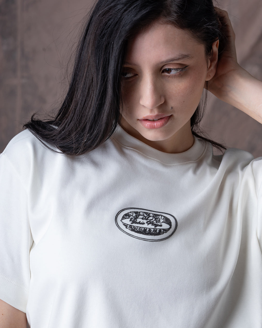 Camiseta Unisex Oversize Marfil Dunan X Bohío (Algodón 320)