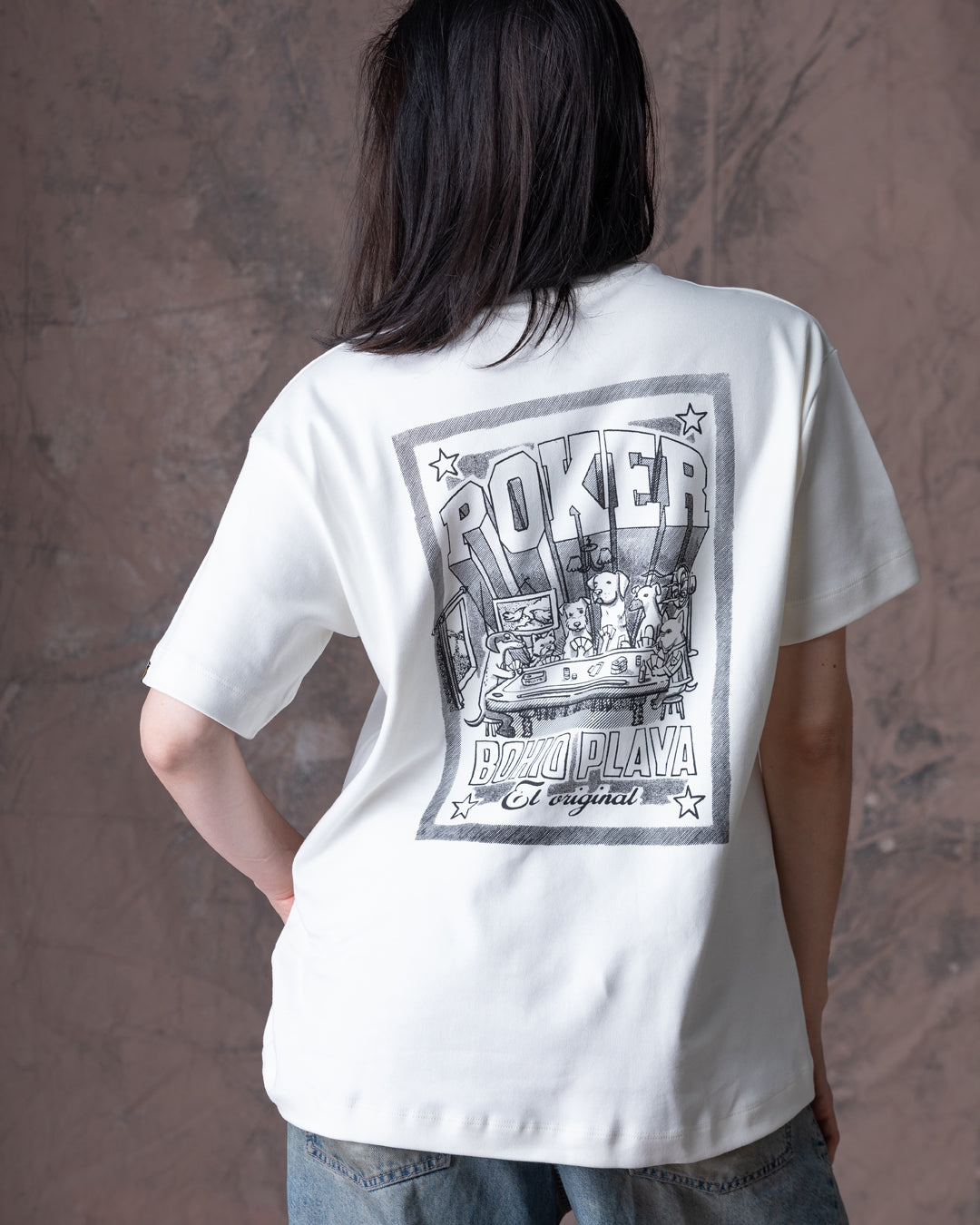 Camiseta Unisex Oversize Marfil Dunan X Bohío (Algodón 320)