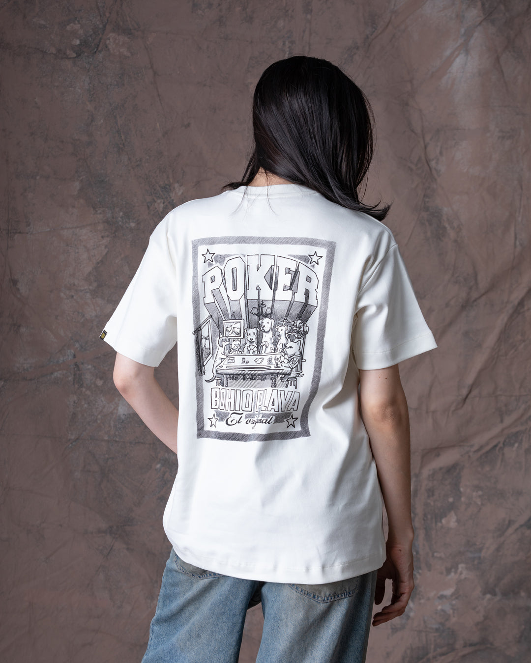 Camiseta Unisex Oversize Marfil Dunan X Bohío (Algodón 320)