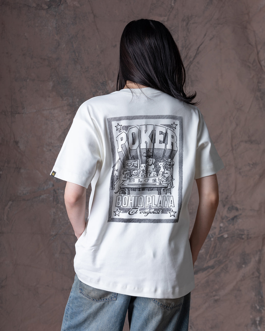 Camiseta Unisex Oversize Marfil Dunan X Bohío (Algodón 320)