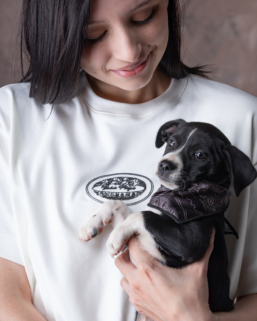 Camiseta Unisex Oversize Marfil Dunan X Bohío (Algodón 320)