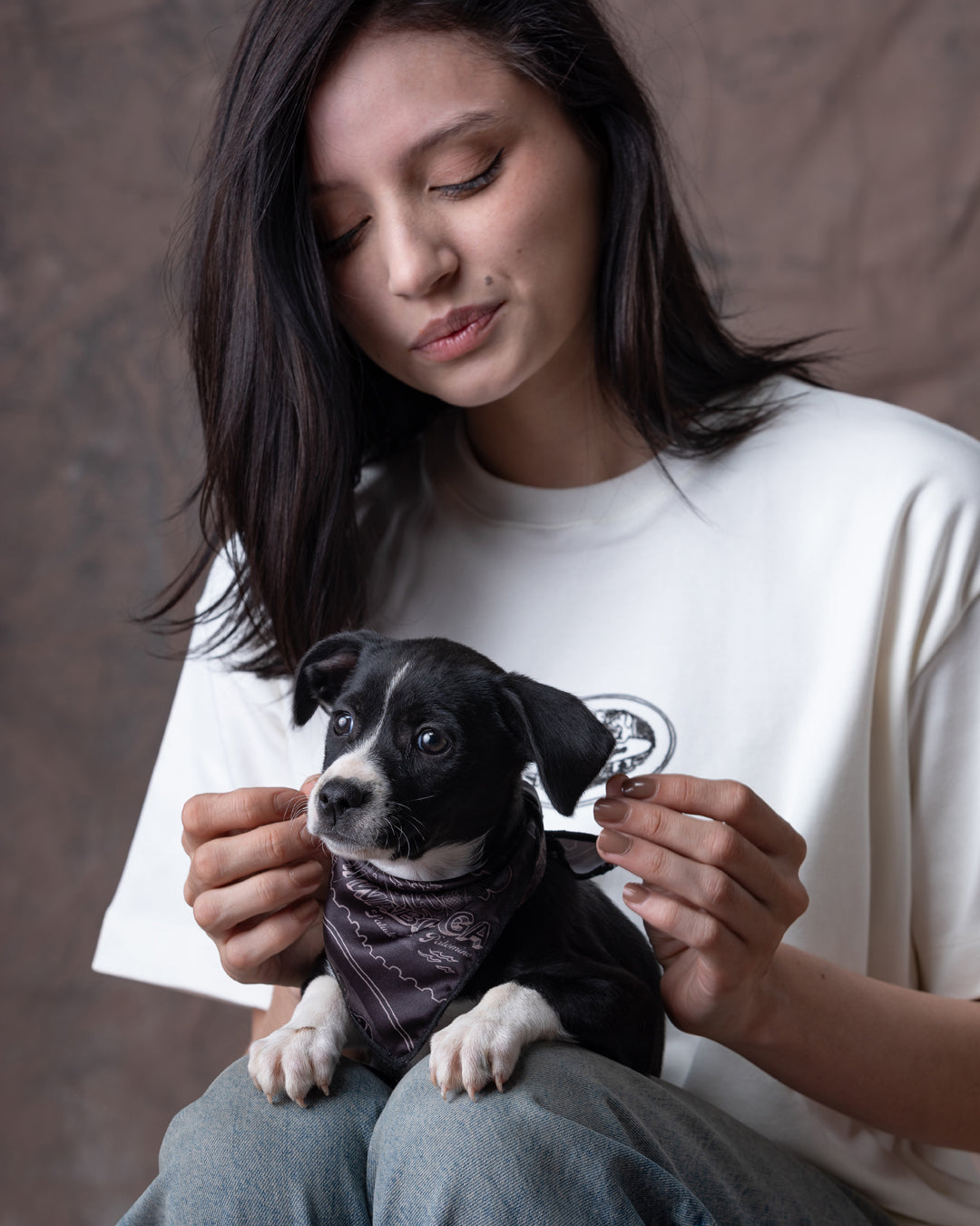 Camiseta Unisex Oversize Marfil Dunan X Bohío (Algodón 320)