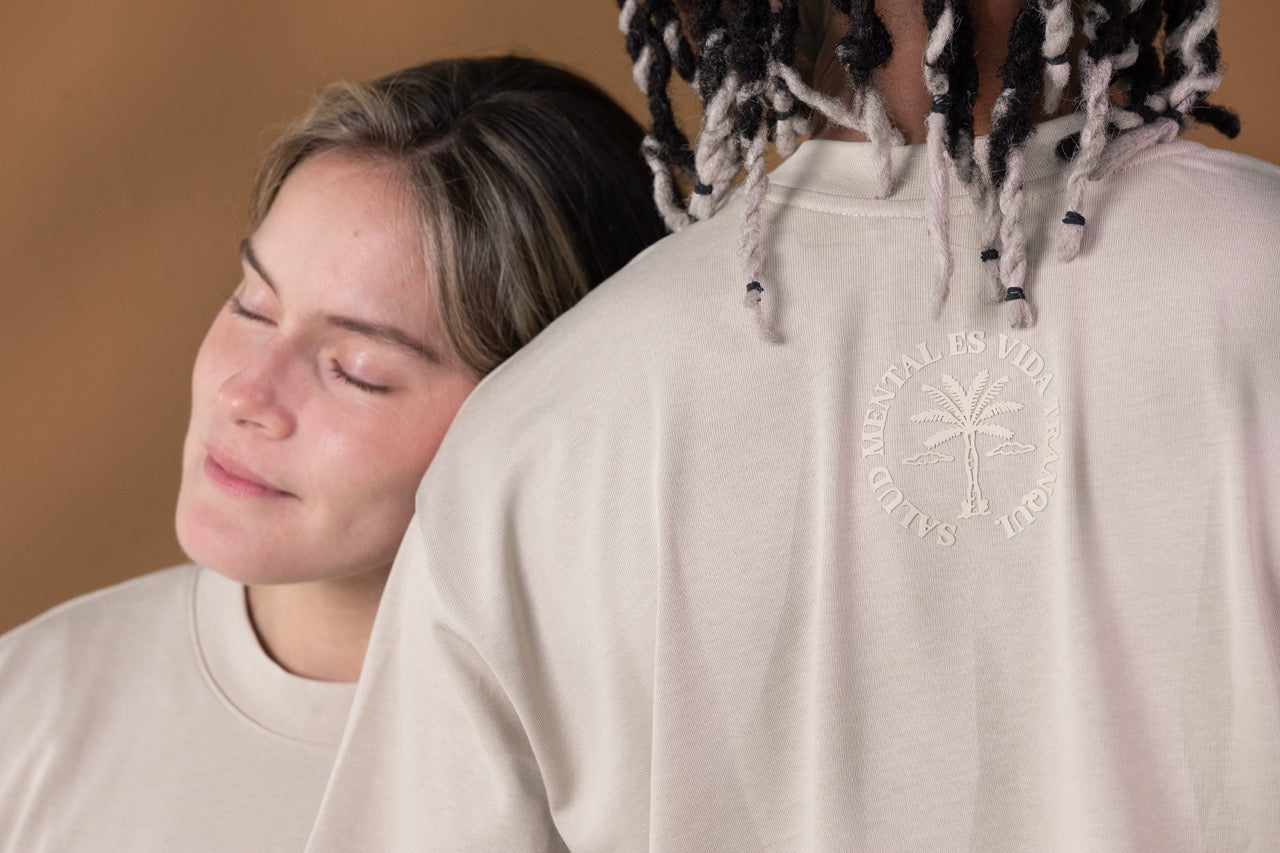 Camiseta Oversize Beige 270 gr