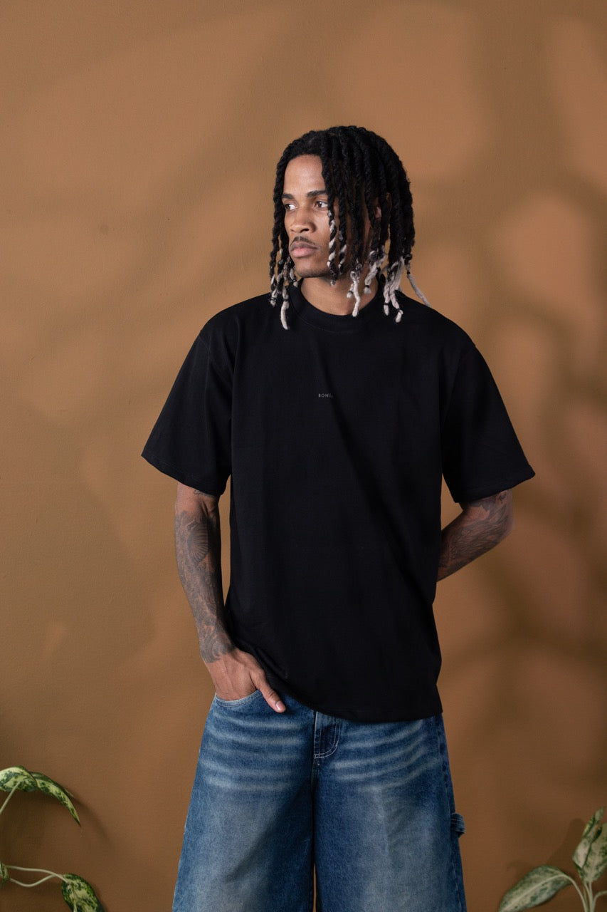 Camiseta Oversize Negro 270 gr