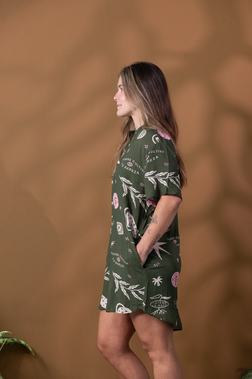 Camisón Mujer Talla Única Raíces (Rayón)