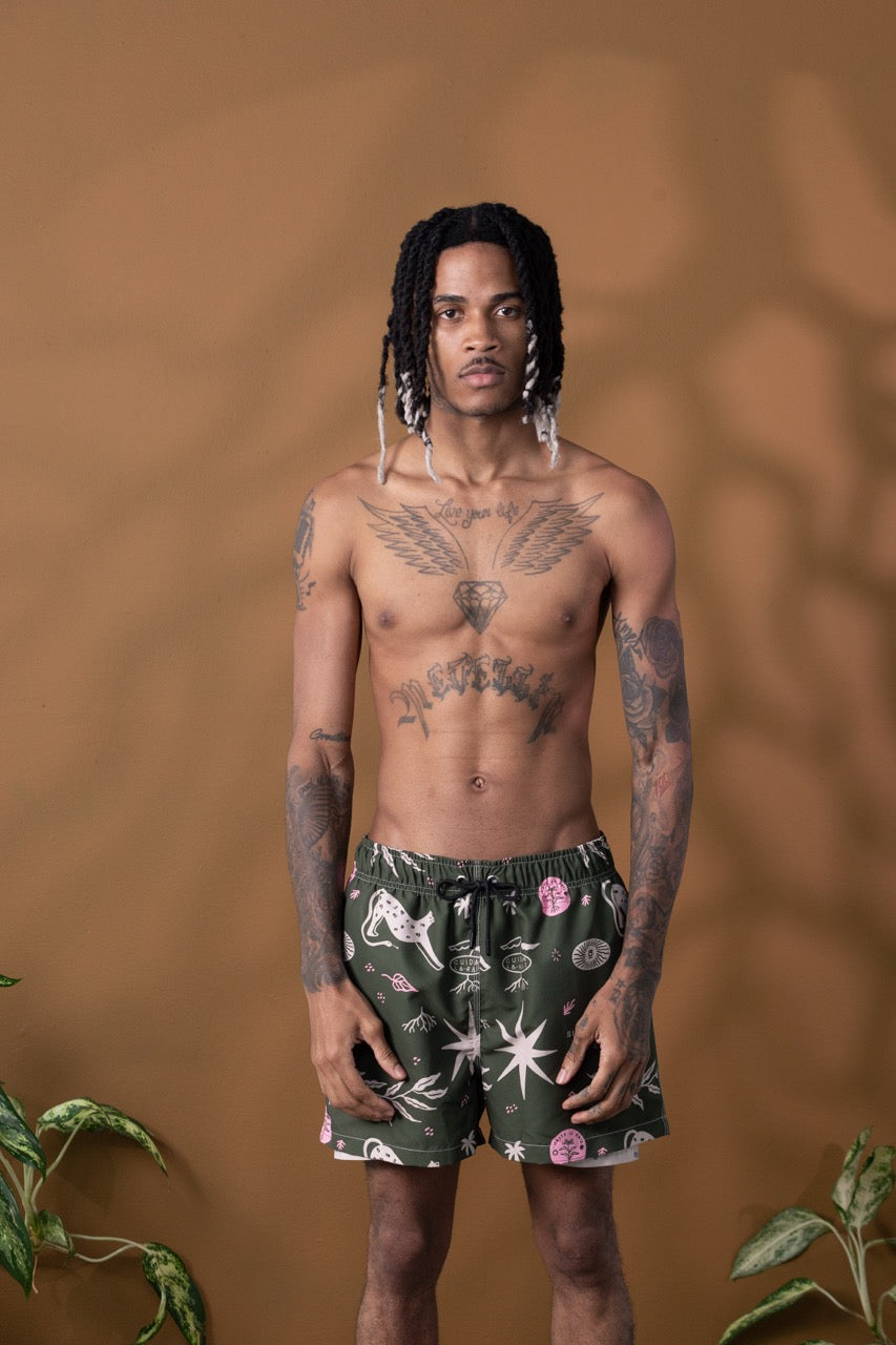 Bañadora Masculina Raíces (Tela Eco)