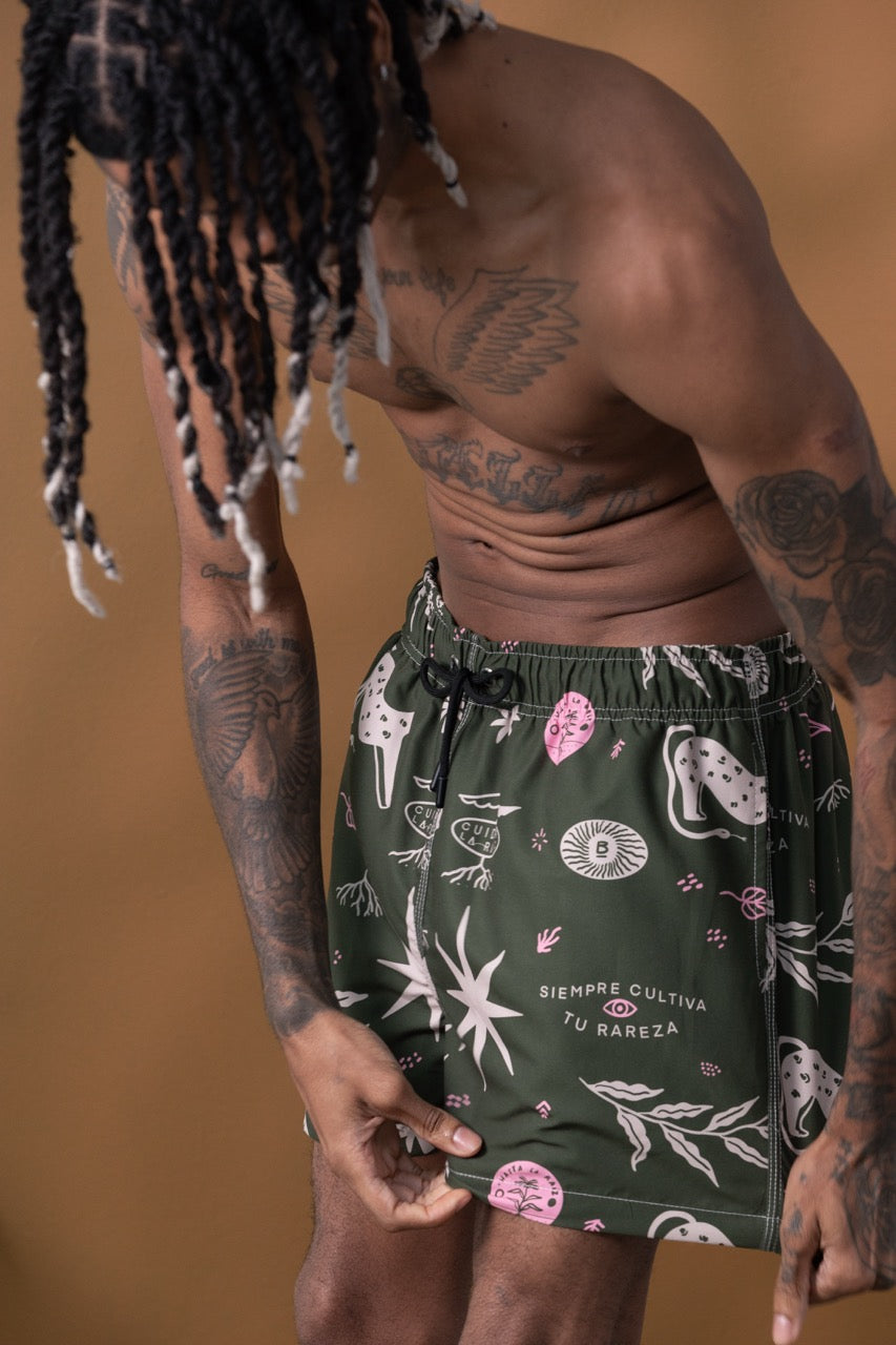 Bañadora Masculina Raíces (Tela Eco)