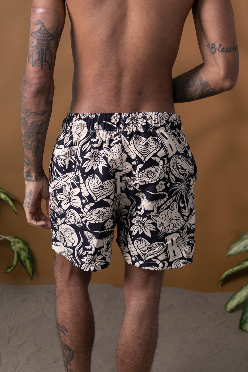 Bañadora Masculina Ecosistema Del Mar (Tela Eco)