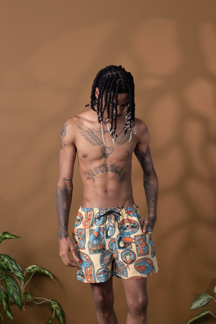 Bañadora Masculina Pacífico (Tela Eco)