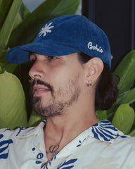 Gorra Unisex Renacer azul (Velours côtelé)