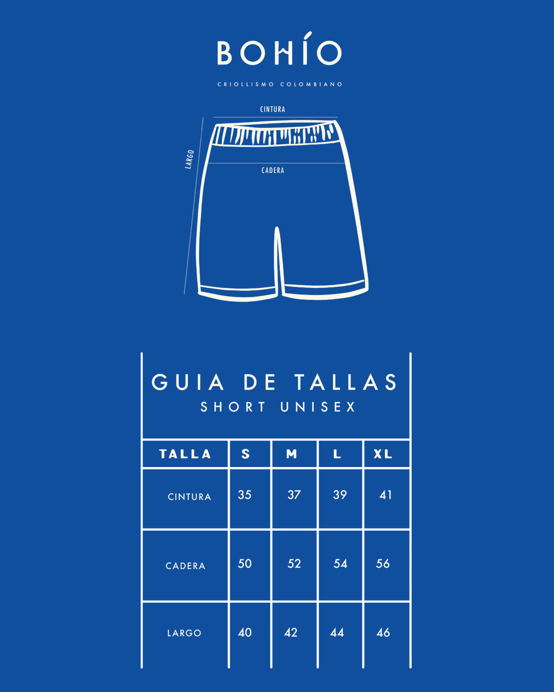 Shorts Unisex Orígenes (Rayón)