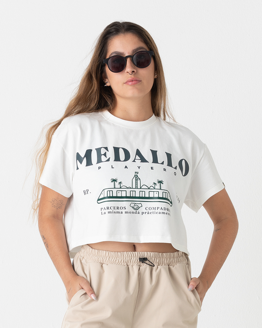 Crop Top Medallo Playero