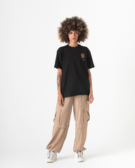 Pantalon cargo femme Caqui