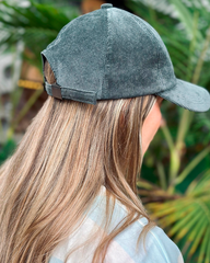 Gorra unisexe Bohio verde (Velours côtelé)