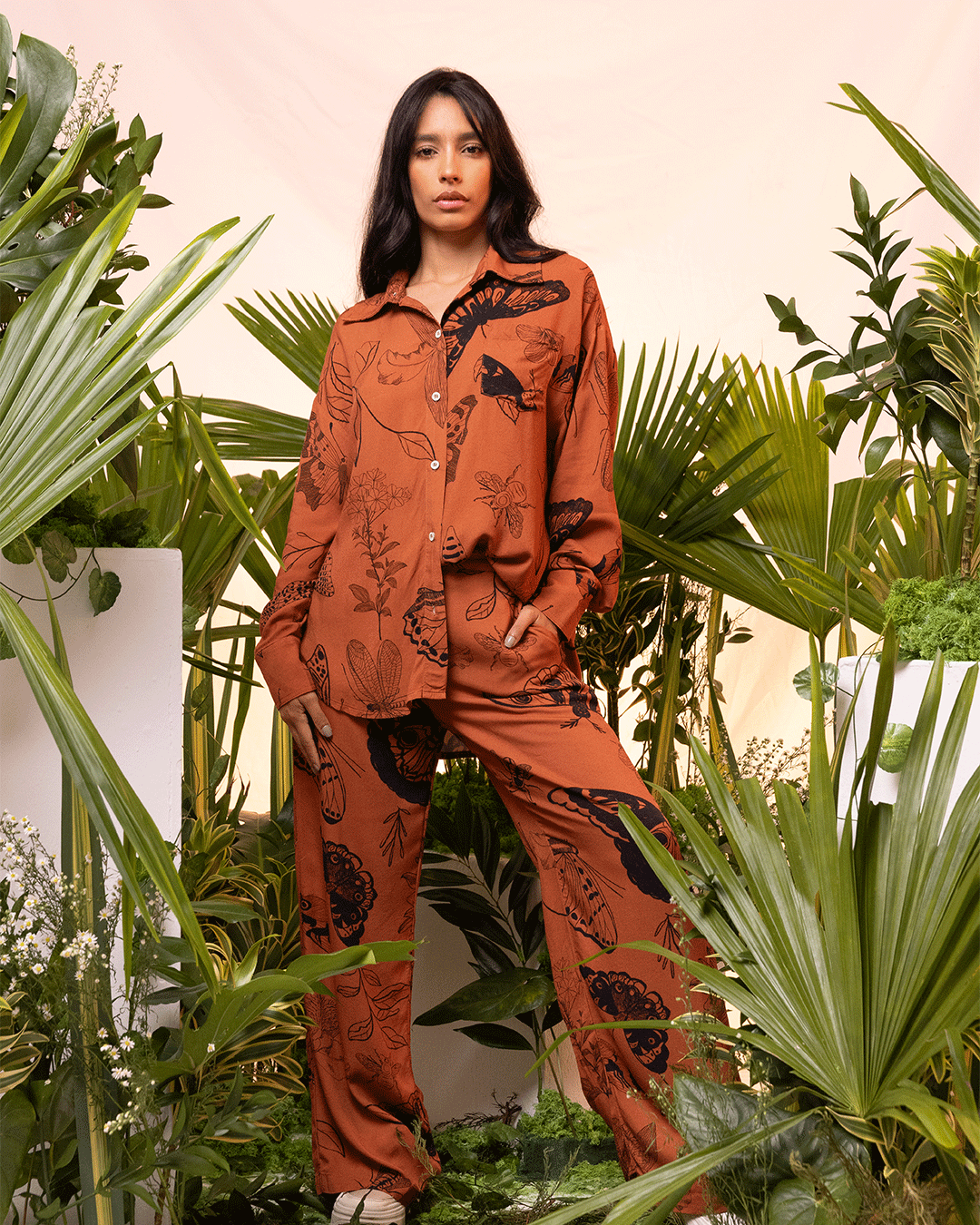 Pantalon Femme Metamorfosis Terracota (rayón)