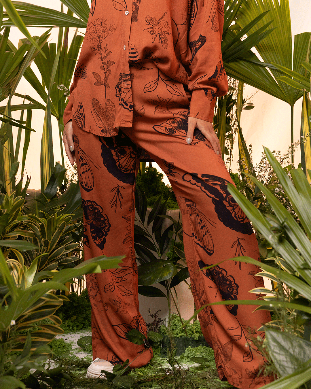 Pantalon Femme Metamorfosis Terracota (rayón)