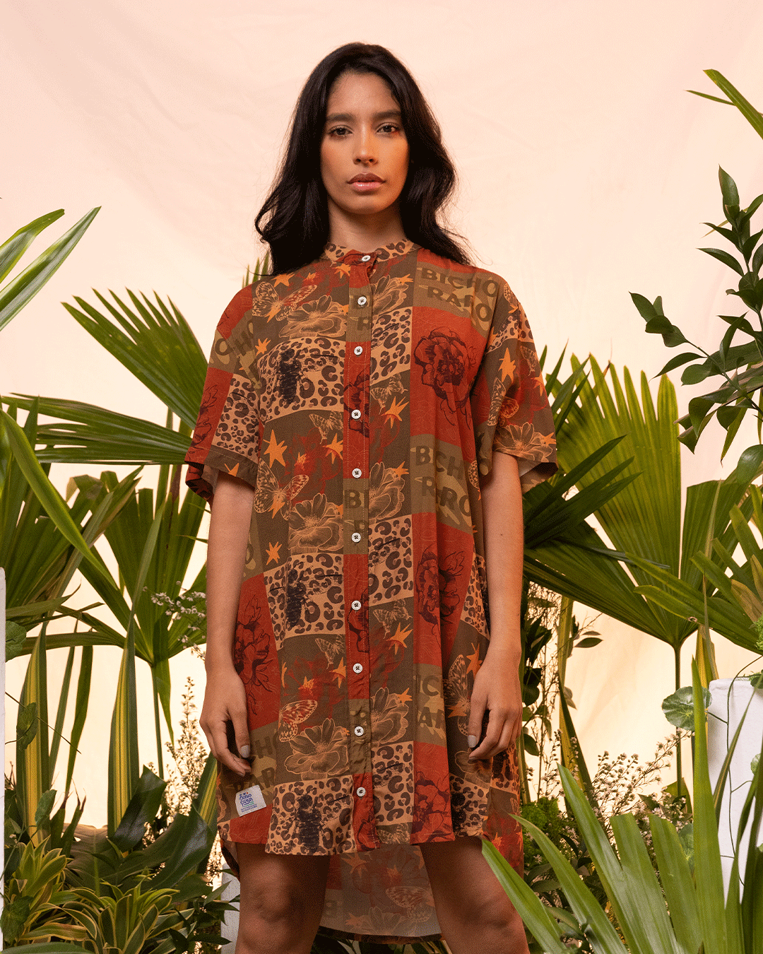 Camisón femme Metamorfosis Bichos talla única (Rayon)
