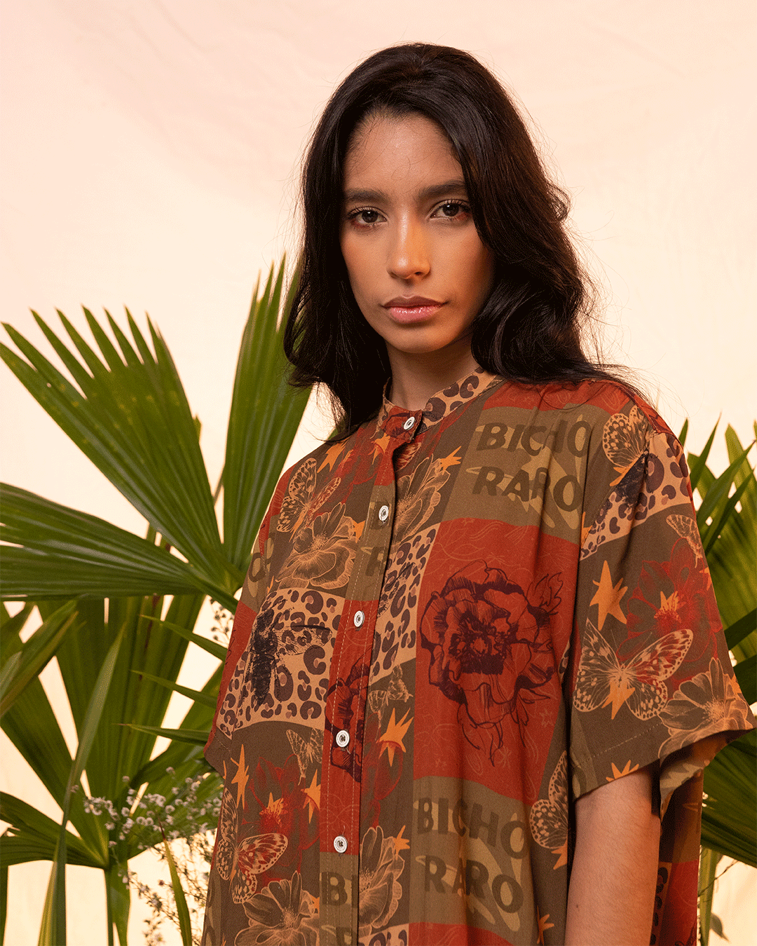 Camisón femme Metamorfosis Bichos talla única (Rayon)