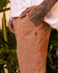 Pantalón Unisex Café (Velours côtelé)