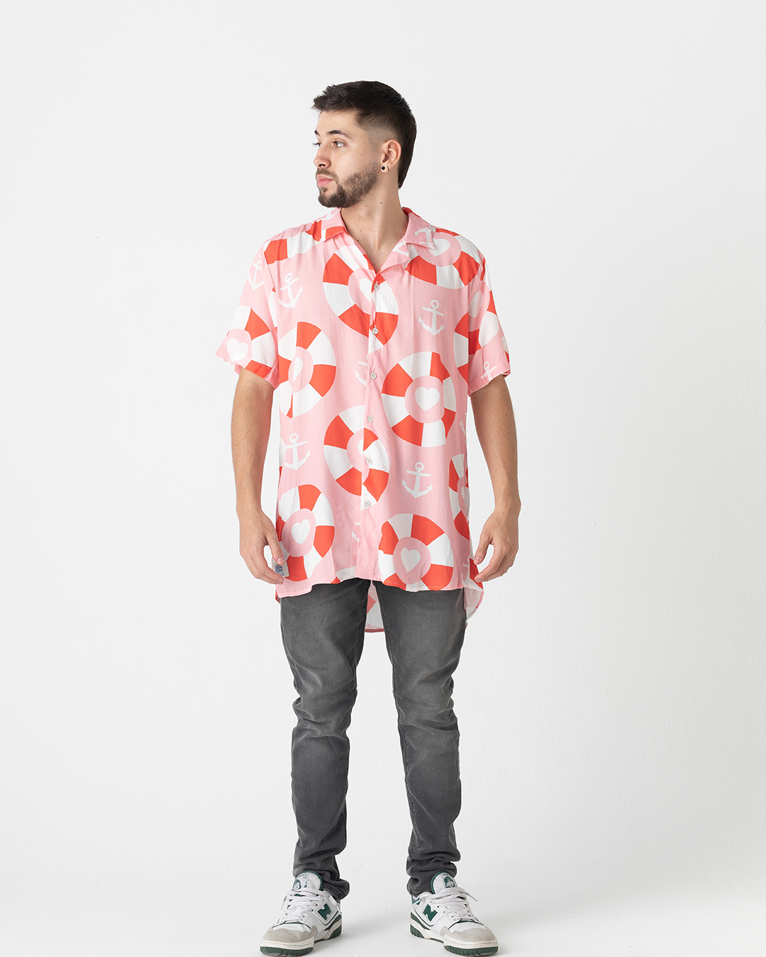 Men's Pink Lifesaver Shirt (Chalis)