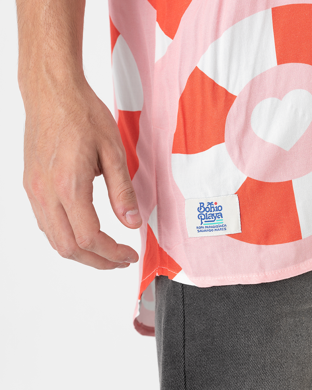 Men's Pink Lifesaver Shirt (Chalis)