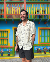 Men’s Medellín Florece Shirt (Rayon)