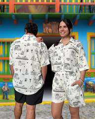 Women’s Cropped Medellín Florece Shirt (Rayon)
