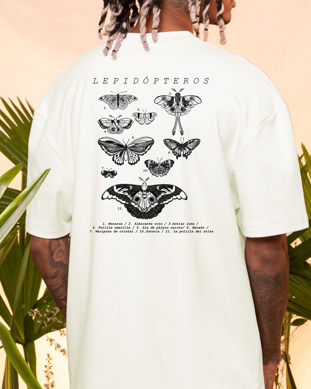 Camiseta unisexe surdimensionnée Metamorfosis (Algodón 320 gr)