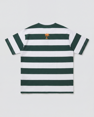 Unisex Green Striped Bohío Oversized T-Shirt