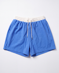 Men’s Solid Blue Swim Shorts (Polyester)
