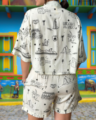 Unisex Medellín Florece Shorts (Rayon)