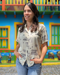 Women’s Medellín Florece Shirt (Rayon)