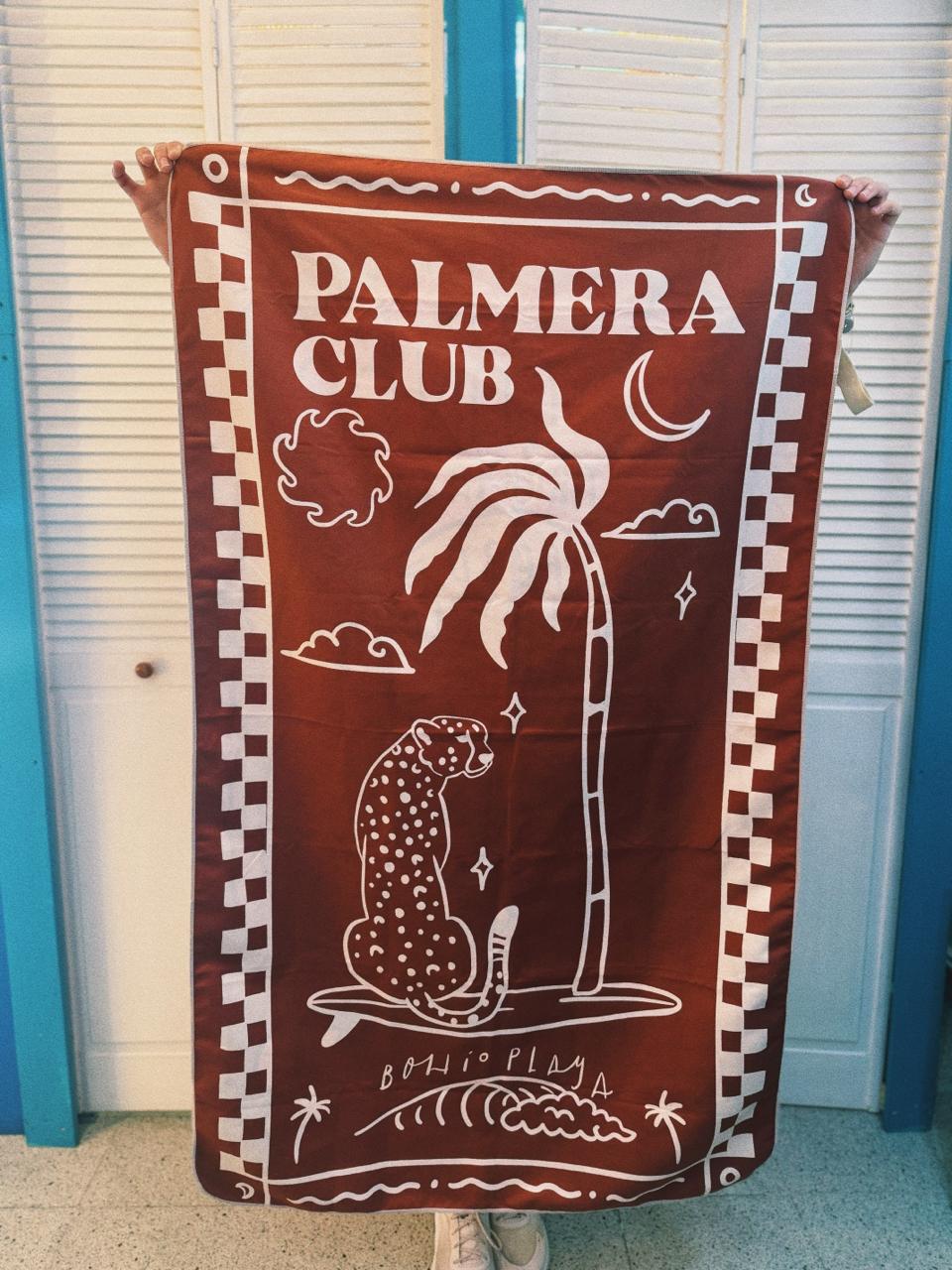 Microfiber Towel Palmera Club (double sided print)